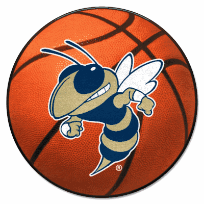 Georgia Tech Yellow Jackets Basketball Rug