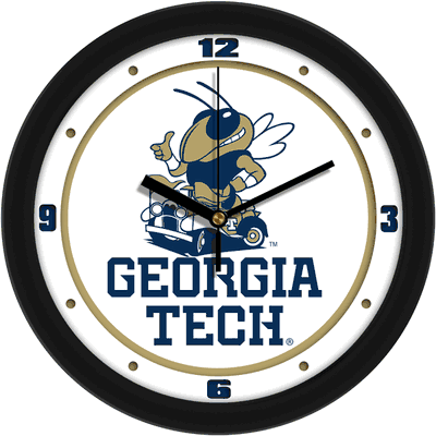 Georgia Tech Yellow Jackets Traditional Wall Clock