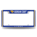 Georgian Court Lions 12" x 6" Chrome Automotive License Plate Frame Georgian Court Lions 12" x 6" Chrome Automotive License Plate Frame