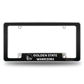 Golden State Warriors Black Chrome Automotive License Plate Frame Golden State Warriors Black Chrome Automotive License Plate Frame