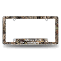 Golden State Warriors Mossy Oak Chrome Automotive License Plate Frame Golden State Warriors Mossy Oak Chrome Automotive License Plate Frame