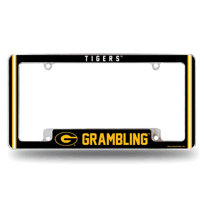 Grambling State Tigers Classic Chrome Automotive License Plate Frame