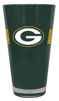 Green Bay Packers 20 oz Insulated Plastic Pint Glass