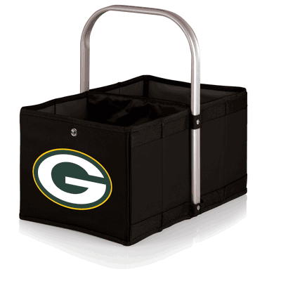 Green Bay Packers Urban Basket Collapsible Tote - Black