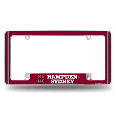 Hampden-Sydney�Tigers 12" x 6" Chrome Automotive License Plate Frame