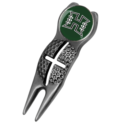 Hawaii Warriors Crosshairs Divot Tool - Black