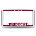 Henderson State�Reddies 12" x 6" Chrome Auto License Plate Frame