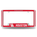 Houston Cougars Classic 12" x 6" Chrome Auto License Plate Frame