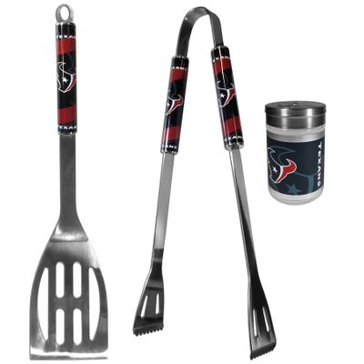 Houston Texans 2 Piece BBQ Set with Seasoning Shaker