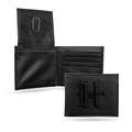 Houston Texans Alternate H Logo Black Laser Engraved Billfold Wallet