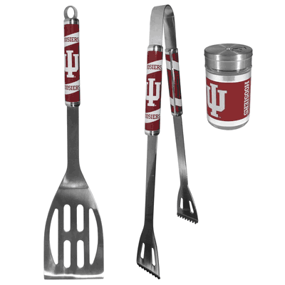 Indiana Hoosiers 2 Piece BBQ Set with Seasoning Shaker