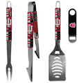 Indiana Hoosiers 3 pc BBQ Set and Bottle Opener Indiana Hoosiers 3 pc BBQ Set and Bottle Opener
