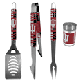 Indiana Hoosiers 3 Piece BBQ Set with Seasoning Shaker Indiana Hoosiers 3 Piece BBQ Set with Seasoning Shaker