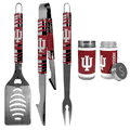 Indiana Hoosiers 3 Piece Tailgate BBQ Set with Salt and Pepper Shakers Indiana Hoosiers 3 Piece Tailgate BBQ Set with Salt and Pepper Shakers