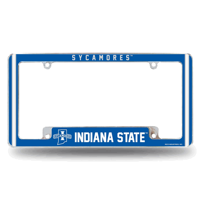 Indiana State Sycamores Classic Chrome Automotive License Plate Frame