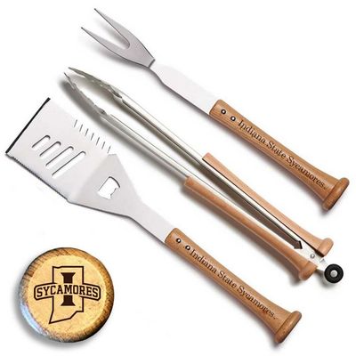 Indiana State Triple Play Grill Tool Set