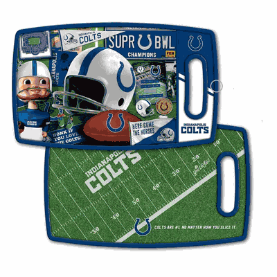 Indianapolis Colts Retro Series Cutting Board