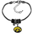 Iowa Hawkeyes Euro Bead Bracelet Iowa Hawkeyes Euro Bead Bracelet