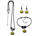Iowa Hawkeyes Euro Bead Jewelry 3 piece Set Iowa Hawkeyes Euro Bead Jewelry 3 piece Set