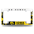 Iowa Hawkeyes Primary 12" x 6" Chrome Automotive License Plate Frame Iowa Hawkeyes Primary 12" x 6" Chrome Automotive License Plate Frame