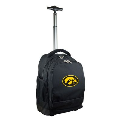 Iowa Hawkeyes Wheeled Premium Backpack - Black