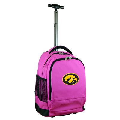 Iowa Hawkeyes Wheeled Premium Backpack - Pink