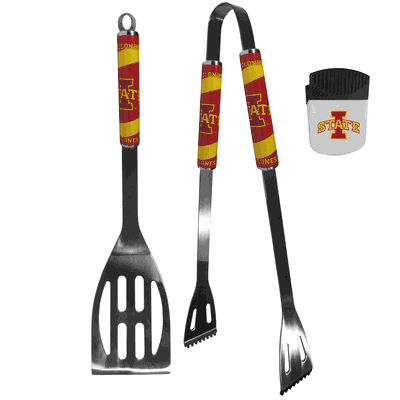 Iowa St. Cyclones 2 pc BBQ Set and Chip Clip