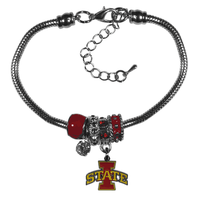 Iowa St. Cyclones Euro Bead Bracelet