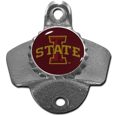 Iowa St. Cyclones Wall Mounted Bottle Opener