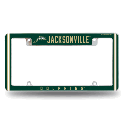 Jacksonville�Dolphins 12" x 6" Chrome Automotive License Plate Frame