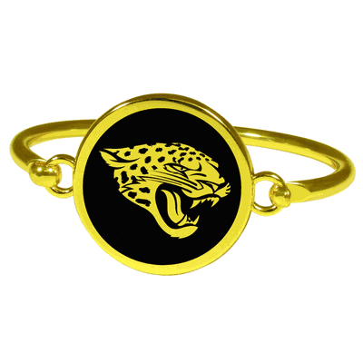 Jacksonville Jaguars Gold Tone Bracelet