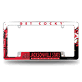 Jacksonville State Gamecocks Chrome Automotive License Plate Frame