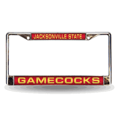Jacksonville State Laser Chrome Frame