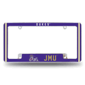 James Madison Dukes Classic Chrome Automotive License Plate Frame