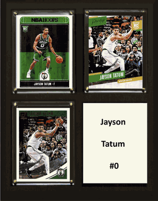 Jayson Tatum Two Card Plaque