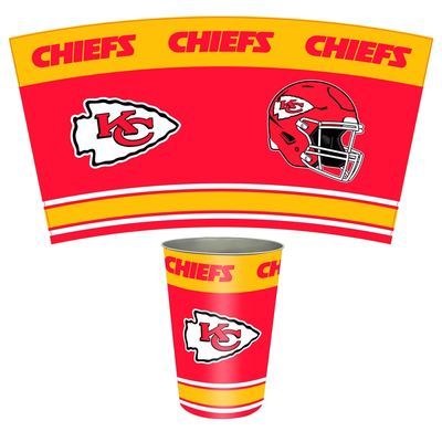 Kansas City Chiefs 3.3 Gallon Wastebasket