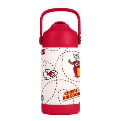 Kansas City Chiefs Kids 12oz Stainless Steel Mascot Bottle