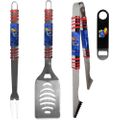 Kansas Jayhawks 3 pc BBQ Set and Bottle Opener Kansas Jayhawks 3 pc BBQ Set and Bottle Opener