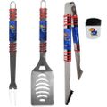 Kansas Jayhawks 3 pc BBQ Set and Chip Clip Kansas Jayhawks 3 pc BBQ Set and Chip Clip