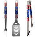 Kansas Jayhawks 3 pc Tailgater BBQ Set Kansas Jayhawks 3 pc Tailgater BBQ Set