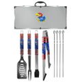 Kansas Jayhawks 8 pc Tailgater BBQ Set Kansas Jayhawks 8 pc Tailgater BBQ Set
