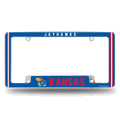 Kansas Jayhawks Classic Chrome Automotive License Plate Frame Kansas Jayhawks Classic Chrome Automotive License Plate Frame
