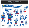 Kansas Jayhawks Family Decal Set Large