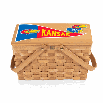 Kansas Jayhawks - Poppy Personal Picnic Basket