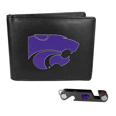 Kansas St. Wildcats Bi-fold Wallet & Key Organizer