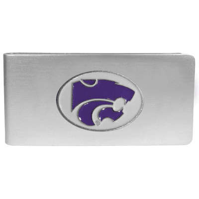 Kansas St. Wildcats Brushed Metal Money Clip