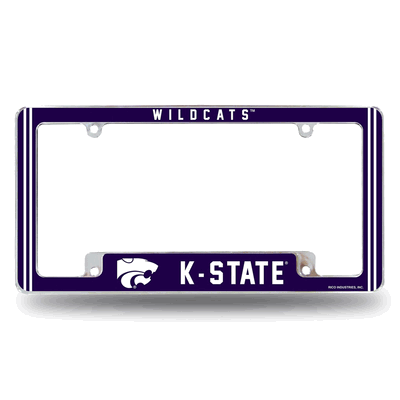 Kansas State Wildcats - KSU Classic Chrome Auto License Plate Frame