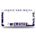 Kansas State Wildcats - KSU Primary Chrome Auto License Plate Frame