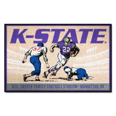 Kansas State Wildcats Starter Mat Accent Rug