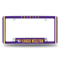 Kansas Wesleyan Coyotes Chrome Automotive License Plate Frame Kansas Wesleyan Coyotes Chrome Automotive License Plate Frame